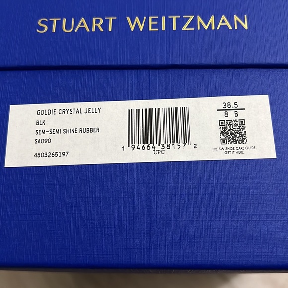 Stuart Weitzman Goldie Crystal Jelly Sandals - Picture 11 of 11